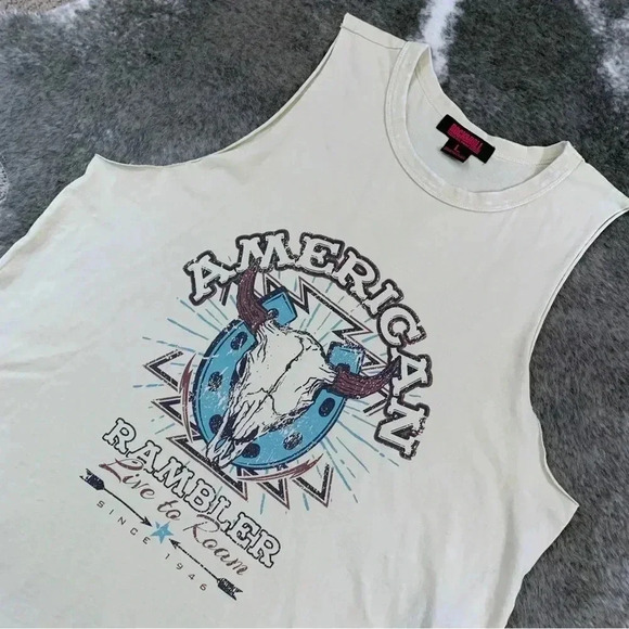 NWT Rock & Roll Denim American Rambler Muscle Tank - Picture 3 of 12